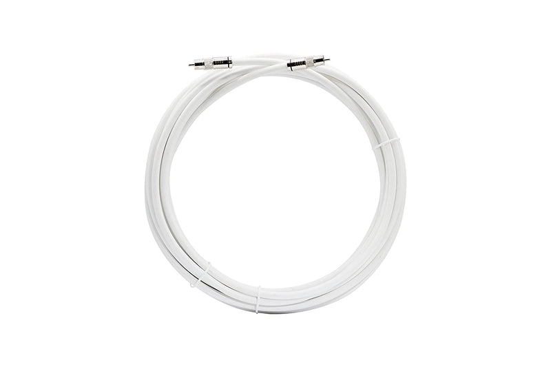 Digital Audio Cable - Digital Coaxial Cable with RCA connections, 75 Ohm - Low and Hgh Frequency RG6 Coax - Subwoofer Cable - (S/PDIF) White RCA Cable, 35 Feet