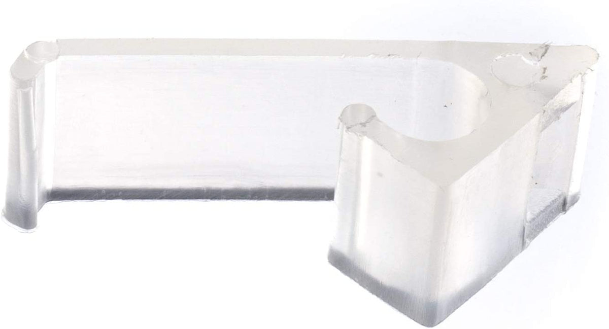Nylon Horizontal Siding Clips for Coax (RG6 RG59) Cable Mounting Home Snap In Clips for Hanging and Wire Bundle Cable Management - White - 10 Pack