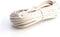 Phone Line Cord 25 Feet - Modular Telephone Extension Cord 25 Feet - 2 Conductor (2 pin, 1 line) cable - Works great with FAX, AIO, and other machines - Ivory