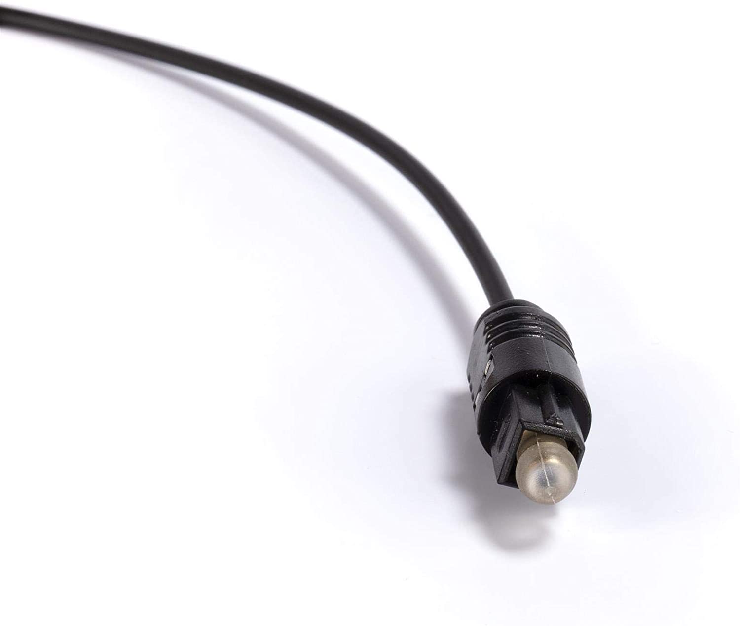Digital Optical Audio Cable - Premium Toslink Fiber Optic Audio Cables with Gold Plated Connectors - Ultra Thin Jacket, Micro Cable - Extra Flexible, Long Life Jacket - 50 Feet, 3 Pack