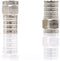 Coaxial Crimp Type Fitting / Connector - for RG6 Coax Cable - for easy installation (100 Pack)