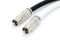Digital Audio Cable - Digital Coaxial Cable with RCA connections, 75 Ohm - Low and Hgh Frequency RG6 Coax - Subwoofer Cable - (S/PDIF) Black RCA Cable, 12 Feet