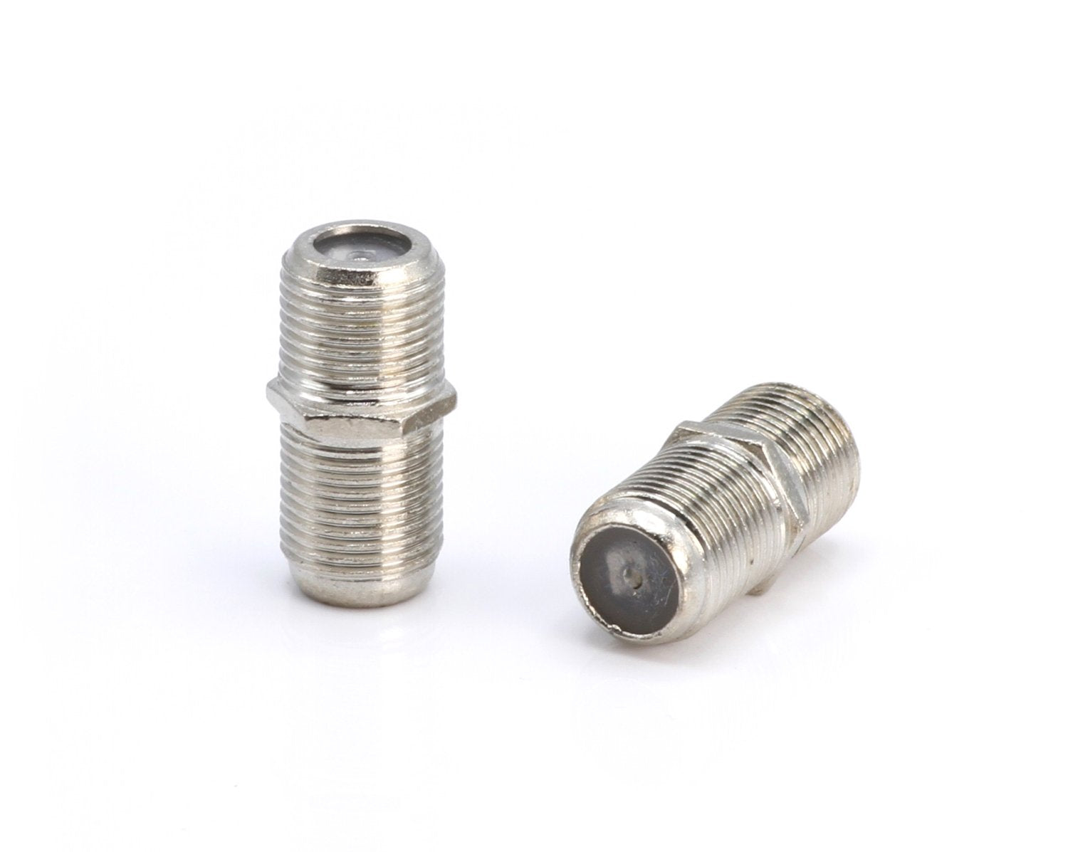 Cable Extension Coupler Connects Two Coaxial Video Cables, for Coax F81 (female to female) 1GHz Cable TV, and Cable Internet Rated (4 Pack)
