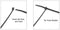 21 inch Black Nylon Zip Ties - Strong Zip Tie, Wire Ties - Indoor and Outdoor Rated - No Tools Needed , Zip Ties (Wire Ties, Cable Ties), 100 Pack - Black - 21"