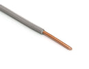 100 Feet (30 Meter) - Insulated Solid Copper THHN / THWN Wire - 12 AWG, Wire is Made in the USA, Residential, Commerical, Industrial, Grounding, Electrical rated for 600 Volts - In Grey