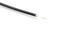 Coaxial Cable (Coax Cable) 3ft with Easy Grip Connector Caps- Black - 75 Ohm RG6 F-Type Coaxial TV Cable - 3 Feet Black