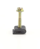 THE CIMPLE CO - Mini Wire Cable Clips, Electrical Wire Cable Clip, 1/10 in (3 mm) Screw Clip and Fastener, Black (100 pieces per bag)