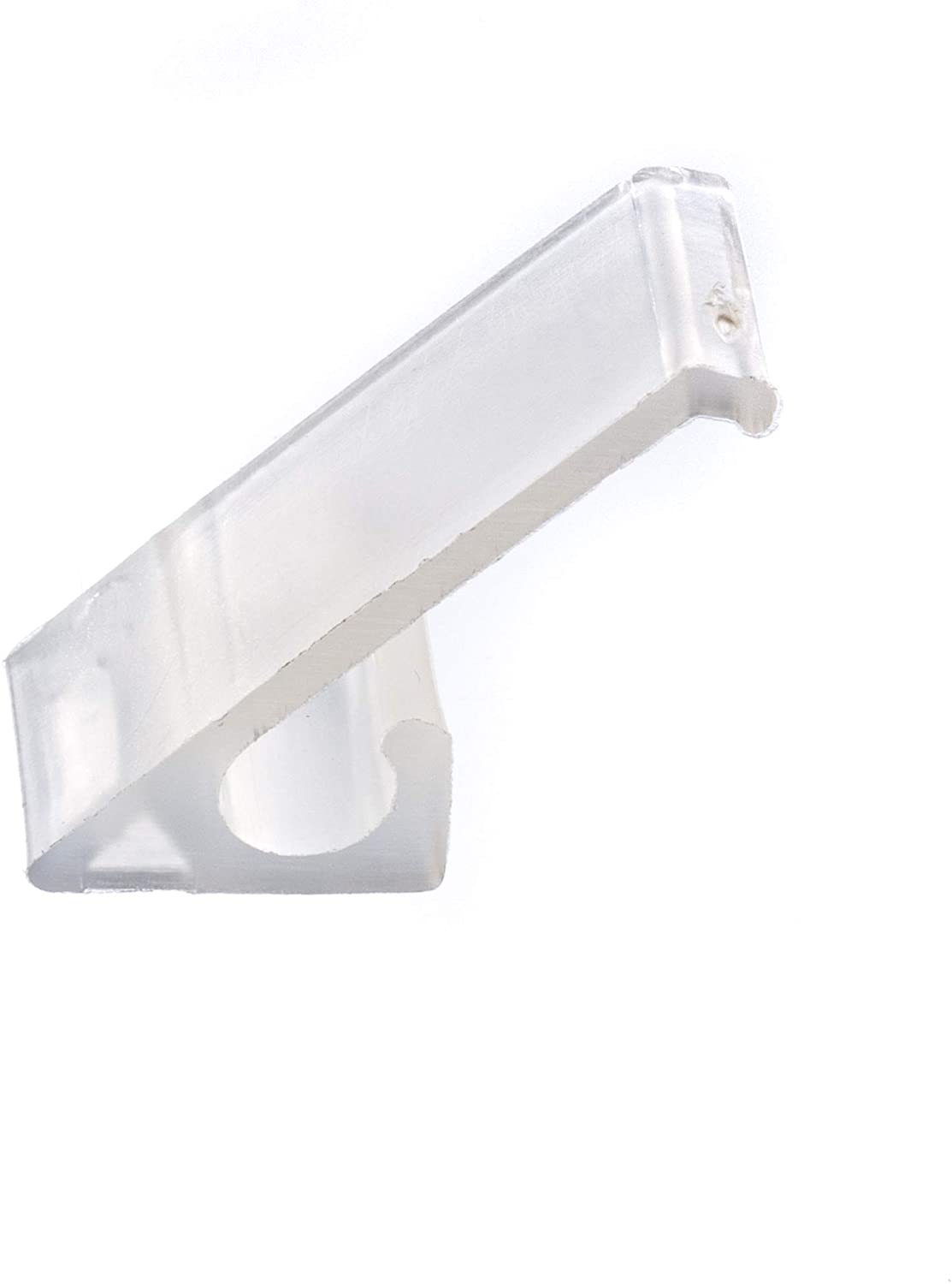 Nylon Horizontal Siding Clips for Coax (RG6 RG59) Cable Mounting Home Snap In Clips for Hanging and Wire Bundle Cable Management - White - 10 Pack