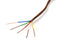 Thermostat Wire 18/5 - Brown - Solid Copper 18 Gauge, 5 Conductor - CL2 (UL Listed) CMR Riser Rated (CL3) - Residential, Commercial and Industrial Rated - 18-5, 50 Feet