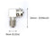 Right Angle Coax Connector | High Quality | 90 Degree Coaxial Adapter – 25 Pack