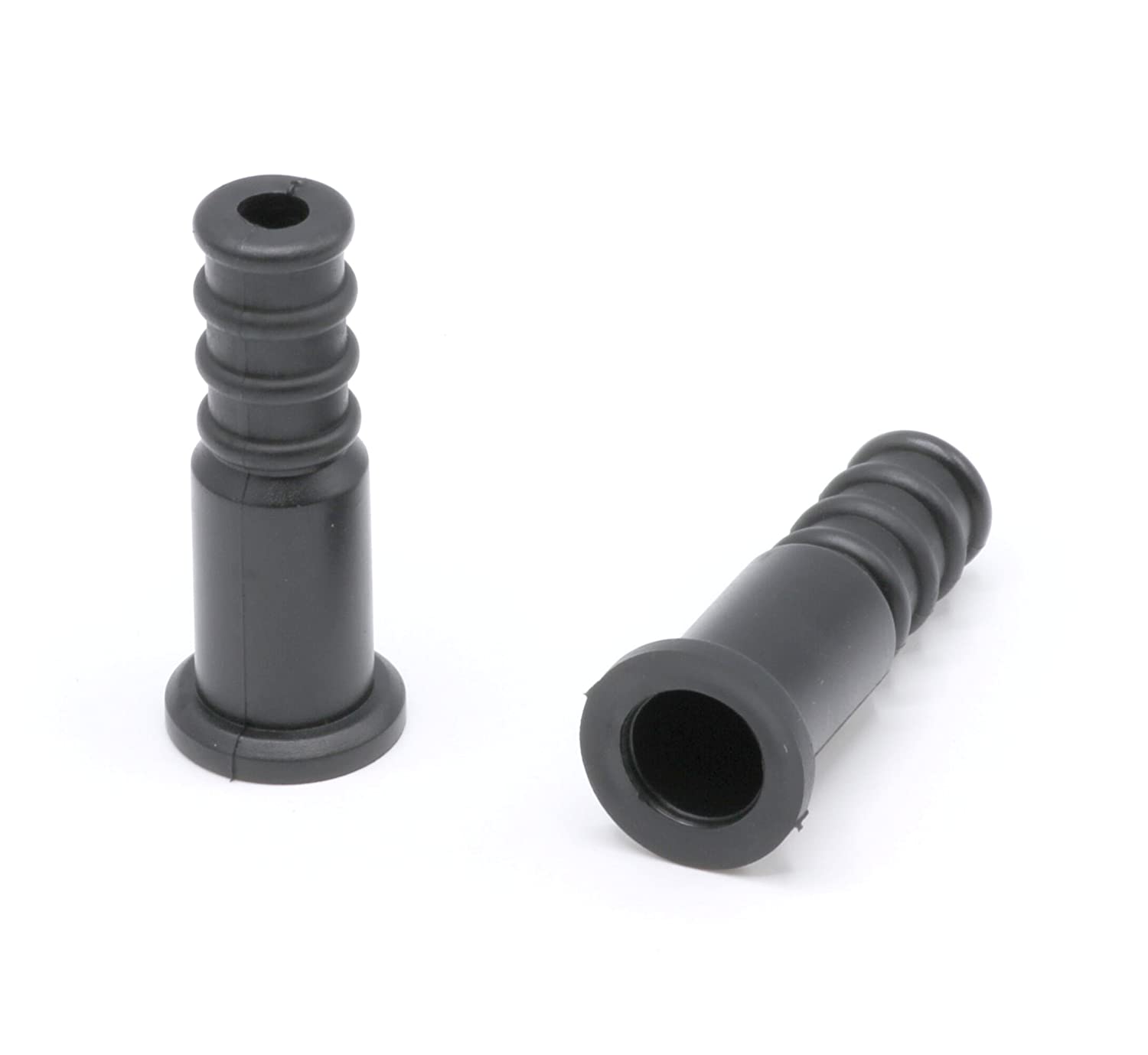 Coaxial Cable Weather Boot - RG6 Connectors RG59 Ends Coaxial Boots - Weatherproof (Black) - Pack of 100