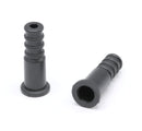 Coaxial Cable Weather Boot - RG6 Connectors RG59 Ends Coaxial Boots - Weatherproof (Black) - Pack of 25