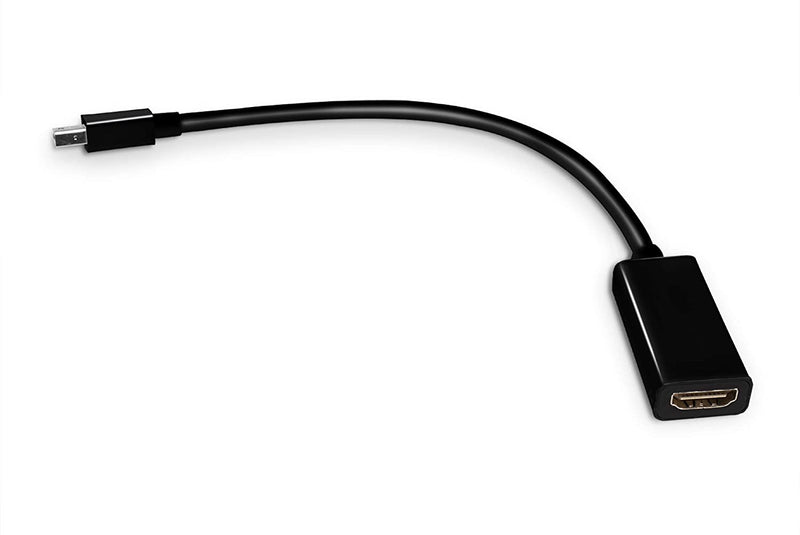 Mini DisplayPort to HDMI Adapter - MiniDP to HDMI - Thunderbolt / MiniDP to HDMI Cable Adapter - Black - 2 Pack