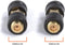 Gold Weather Sealed Coaxial Extension Coupler - 4 Pack - Cable Extension Adapter (Barrel Splice - Coupler) - Connects Two Coaxial Video Cables (Female to Female Connector) 3GHz rated