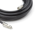 Digital Audio Cable - Digital Coaxial Cable with RCA connections, 75 Ohm - Low and Hgh Frequency RG6 Coax - Subwoofer Cable - (S/PDIF) Black RCA Cable, 100 Feet