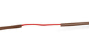 Thermostat Wire 18/2 - Brown - Solid Copper 18 Gauge, 2 Conductor - CL2 (UL Listed) CMR Riser Rated (CL3) - Residential, Commercial and Industrial Rated - 18-2, 50 Feet