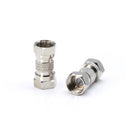 Cable Extension Coupler for Coaxial Cables - 100 Pack - F81 (male to male) High Quality 3GHz Satellite, Cable TV, and Cable Internet Rated