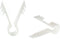 Stucco and Drywall Cable Clips for Coaxial and similar Cables - High Quality Push-In Masonry Anchors - RG59, RG6, Ethernet, and Similar - Cable Clips, Pack of 100 - White