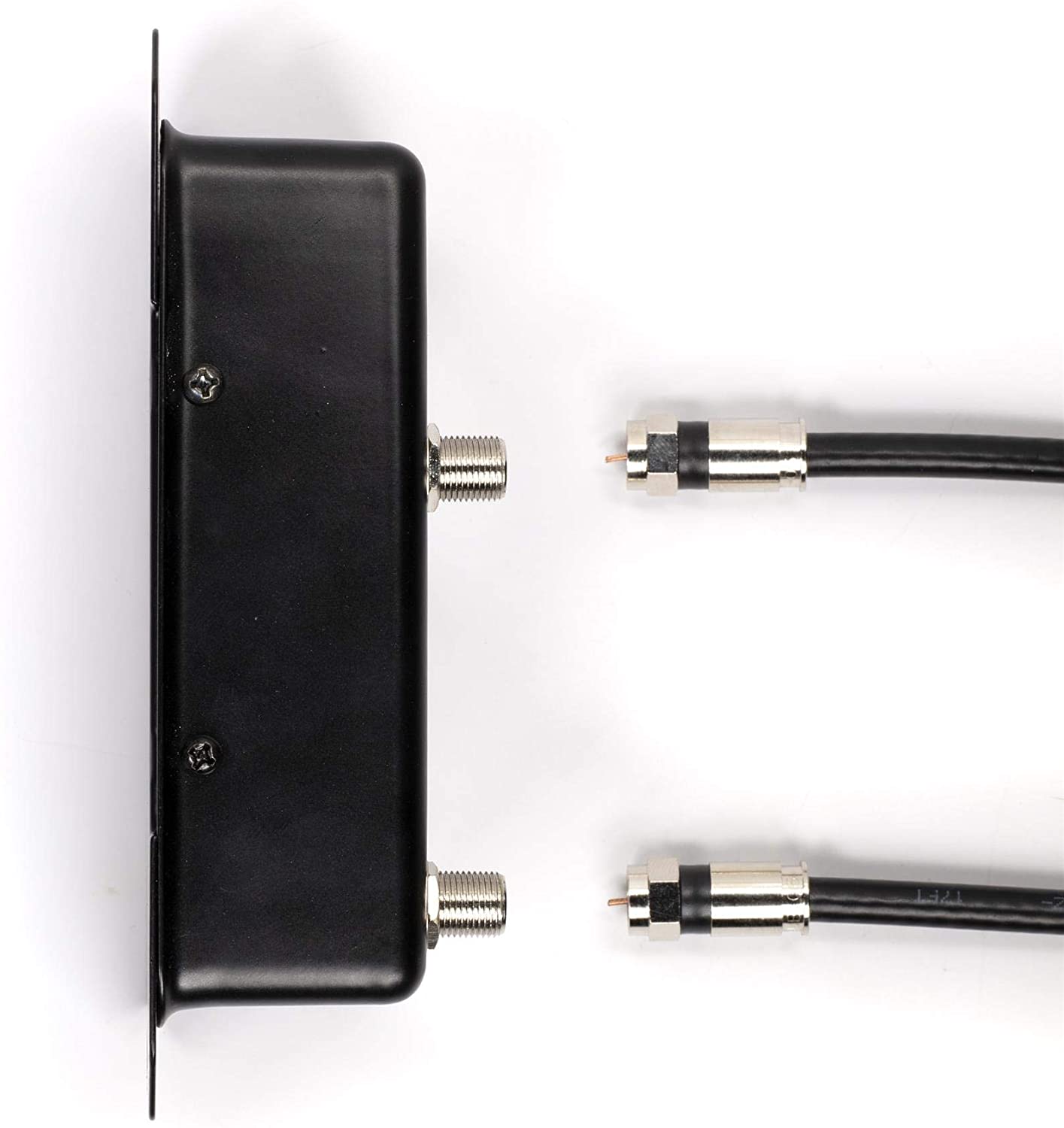 24db Distribution Amplifier - Digital TV Antenna Booster Signal Amplifier, Adjustable Boost/Gain, NTSC, ATSC, FM, UHF, VHF - 1000 MHz - includes RG6 Coaxial Cable