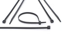 21 inch Black Nylon Zip Ties - Strong Zip Tie, Wire Ties - Indoor and Outdoor Rated - No Tools Needed , Zip Ties (Wire Ties, Cable Ties), 100 Pack - Black - 21"