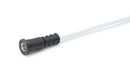 Coaxial Cable Weather Boot - RG6 Connectors RG59 Ends Coaxial Boots - Weatherproof (Black) - Pack of 100
