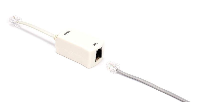 DSL Phone Line Filter | 1 Pack | Ivory | Reduce Digital Noise Caused By DSL Line