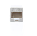 Ethernet Extender and Adapter - RJ45 Ethernet Data Cable f Connector Coupler - 8 Conductor 8p8c 4 Line - (White) - 1 Pack