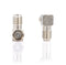 Right Angle Coax Connector | High Quality | 90 Degree Coaxial Adapter – 25 Pack