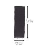 Pitch Pad Kit - Zinc - Grade 5 Steel Lag Bolts (6) and Mastic Pads (3) for Roof Antennas, TV Mounts, Tripods, and Satellite Dish Installation
