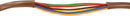 Thermostat Wire 18/7 - Brown - Solid Copper 18 Gauge, 7 Conductor - CL2 (UL Listed) CMR Riser Rated (CL3) - Residential, Commercial and Industrial Rated - 18-7, 100 Feet