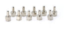 Coaxial F Type (F-Pin / F81) Voltage Blocking 75 Ohm Terminator with DC Short for Coax and RF - RF Signal (AC) and Power or Voltage (DC) Should be Blocked or Capped - Pack of 4