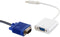 HDMI to VGA Adapter - 1080 HDMI to VGA Adapter Video Male to Female Converter for PC/Laptop, TV, Projector - White