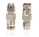 SMA Male to BNC Female Adapter - 25 Pack Coupler - Male to Female Coaxial (RF) Connector, Compatible with RF, SDI, HD-SDI, CCTGV, Camera