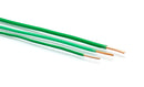 10 Feet (3 Meter) - Insulated Solid Copper THHN / THWN Wire - 12 AWG, Wire is Made in the USA, Residential, Commerical, Industrial, Grounding, Electrical rated for 600 Volts - In Green
