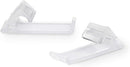 Nylon Horizontal Siding Clips for Coax (RG6 RG59) Cable Mounting Home Snap In Clips for Hanging and Wire Bundle Cable Management - White - 100 Pack