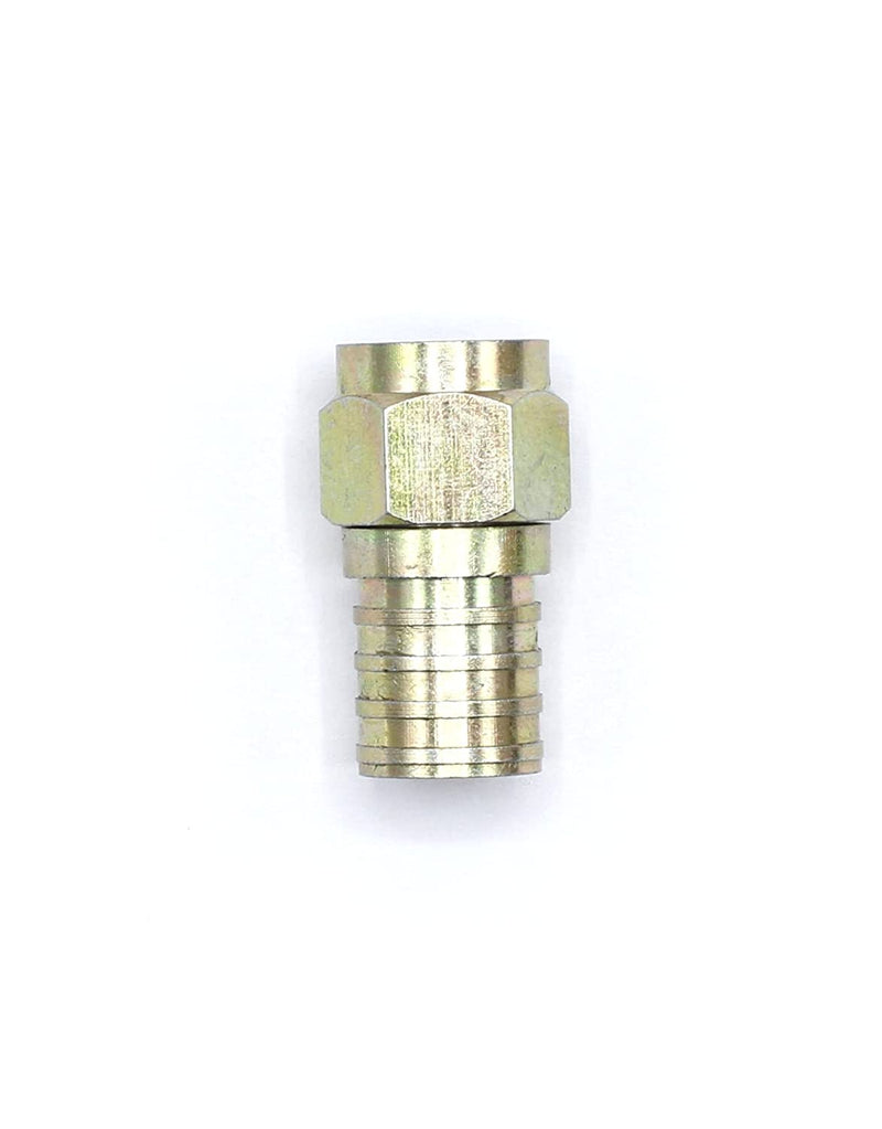 Coaxial Crimp Connector for RG6 Coaxial Cable. Includes O-Ring and Gel for Weather Proofing Seal, Indoor and Outdoor use. Also known as a Radial Compression Connector. Pack of 10