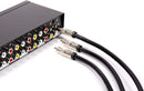 RCA Compression Connectors - 50 Pack - RG-6 Coaxial Cable - Universal Male Connectors for RCA, Subwoofer, Composite, Component and Similar Cables