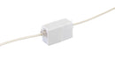 Telephone Cord Coupler - High Quality Phone In Line Coupler - 4 Conductor (2) Telephone Lines - 1 Pack (WHITE)