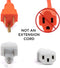 AC Power Cord (3 Prong) - 12 Feet (3.6 Meter), White - Premium Quality Copper Wire Core - Computer, Medical, Server & Desktop - NEMA 5-15 to C13 / IEC 320 - UL Listed Power Cable