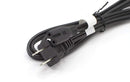 2 Prong Figure 8 Power Cord Cable |Non-Polarized 10 Foot – Black| Satellite/ PS3