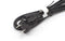 2 Prong Figure 8 Power Cord Cable |Non-Polarized 10 Foot – Black| Satellite/ PS3