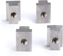 Bed Rail T Slot Nuts works with Toyota Tacoma and Tundra | Stainless Steel 304 Silver, 10 Pack | Tapped with 3/8"-16 Thread