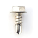 #10 Size, 1/2" Length (13mm) - Self Tapping Screw - Self Drilling Screw - 410 Stainless Steel Screws = Exceptional Wear and Very Corrosion Resistant) - Hex Washer Head - 100pcs
