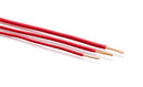 25 Feet (7.5 Meter) - Insulated Solid Copper THHN / THWN Wire - 12 AWG, Wire is Made in the USA, Residential, Commerical, Industrial, Grounding, Electrical rated for 600 Volts - In Red