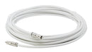 Digital Audio Cable - Digital Coaxial Cable with RCA connections, 75 Ohm - Low and Hgh Frequency RG6 Coax - Subwoofer Cable - (S/PDIF) White RCA Cable, 25 Feet