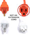 AC Power Cord (3 Prong) - White, 3 Feet (0.9 Meter) - Premium Quality Copper Wire Core - Mouse Style for Laptops, Computers, & Power Supplies - NEMA 5-15P to C5 / IEC 320 - UL Listed