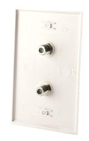 Cable Extension Coupler, with Washer and Nut - 50 Pack - Works with Wall plates - Connects Two Coaxial Video Cables, for Coax F81 (female to female) High Quality 3GHz Satellite, CATV