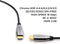 50 Feet, 4K Fiber Optic HDMI Cable, Ultra High Speed Fiber Optic 18Gbps 4K @ 60Hz, 4:4:4 HDR, HDCP, ARC, 3D and More - Hybrid HDMI with Gold Connectors