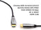 300 Feet, 4K Fiber Optic HDMI Cable, Ultra High Speed Fiber Optic 18Gbps 4K @ 60Hz, 4:4:4 HDR, HDCP, ARC, 3D and More - Hybrid HDMI with Gold Connectors