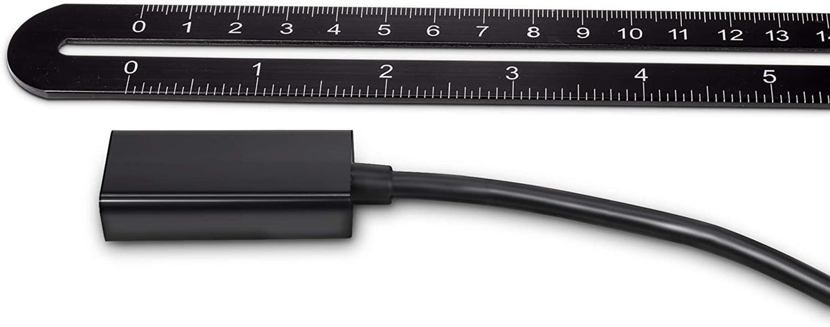 Mini DisplayPort to HDMI Adapter - MiniDP to HDMI - Thunderbolt / MiniDP to HDMI Cable Adapter - Black - with HDMI